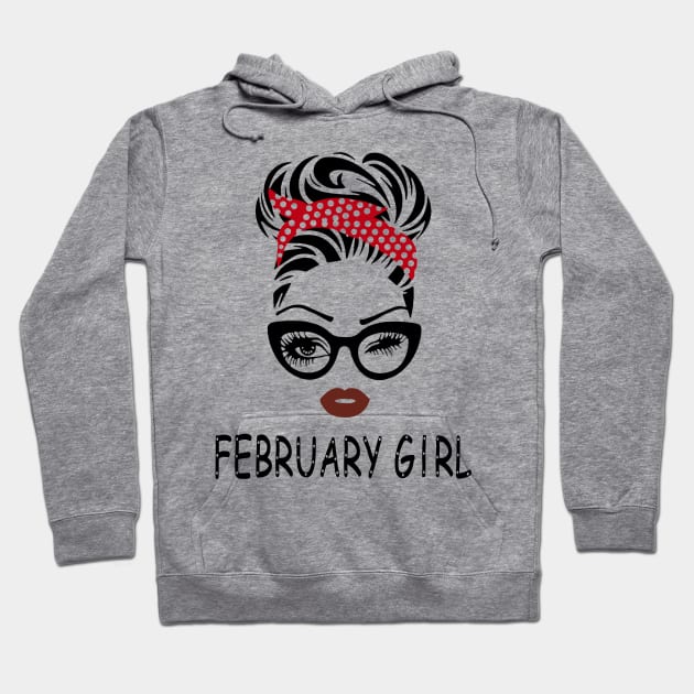 February girl Hoodie by binnacleenta